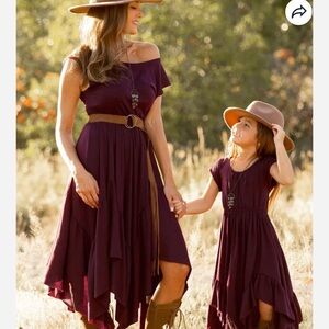 Joyfolie Pilar Dress in Deep Plum NWT XS